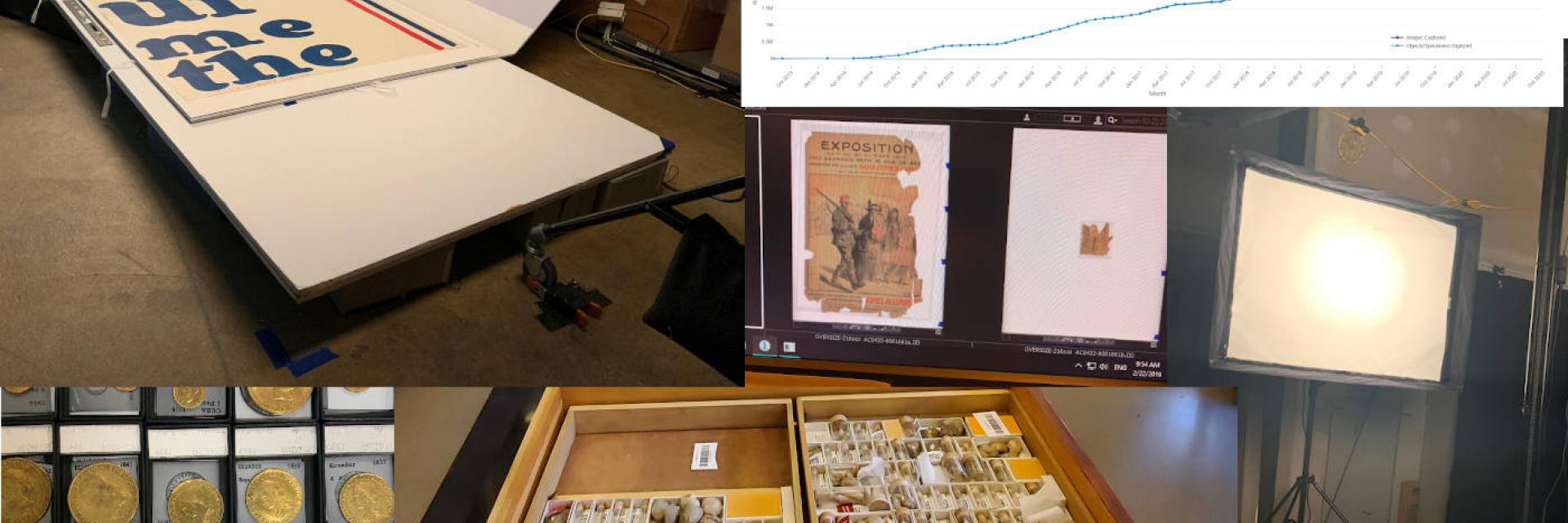 Objects and Dashboard from Mass Digitization